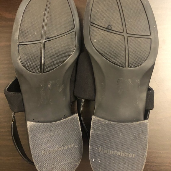 Naturalized Black Leather Sandals. Size 7.5M - Picture 5 of 5